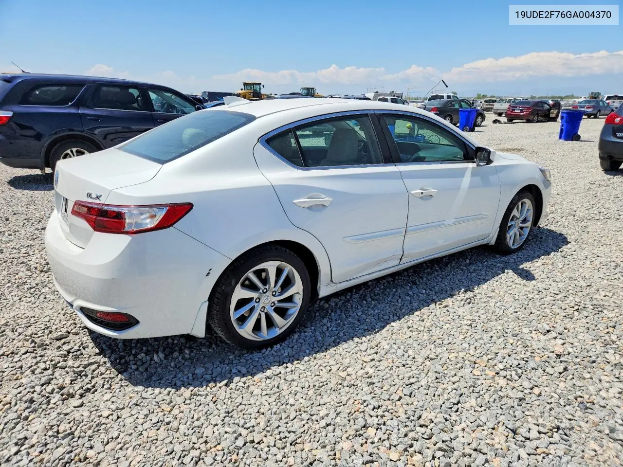 2016 Acura Ilx Premium VIN: 19UDE2F76GA004370 Lot: 59713396