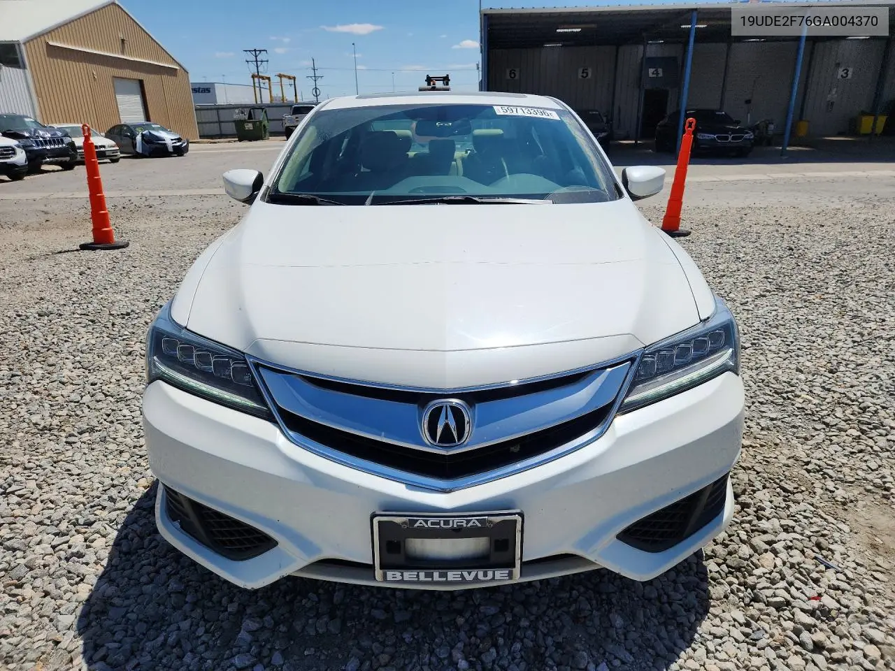 2016 Acura Ilx Premium VIN: 19UDE2F76GA004370 Lot: 59713396