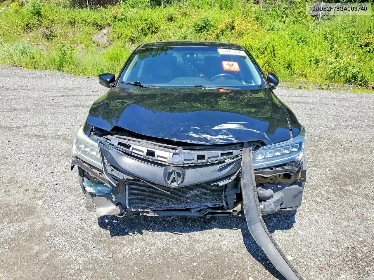2016 Acura Ilx Premium VIN: 19UDE2F78GA003740 Lot: 60241856
