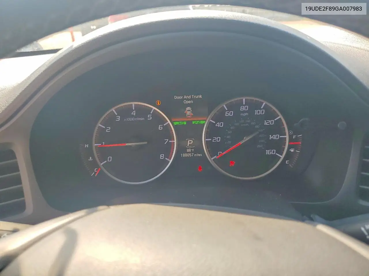 2016 Acura Ilx Premium VIN: 19UDE2F89GA007983 Lot: 60253786