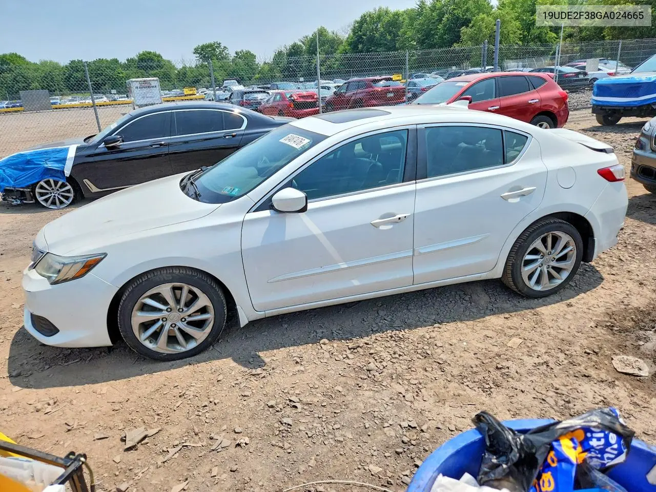 2016 Acura Ilx Base Watch Plus VIN: 19UDE2F38GA024665 Lot: 60487476