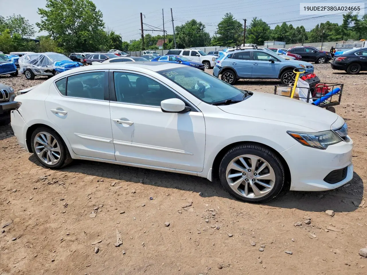 2016 Acura Ilx Base Watch Plus VIN: 19UDE2F38GA024665 Lot: 60487476
