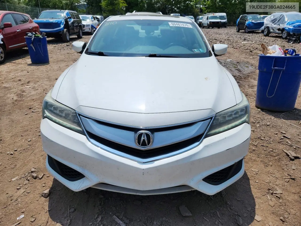 2016 Acura Ilx Base Watch Plus VIN: 19UDE2F38GA024665 Lot: 60487476