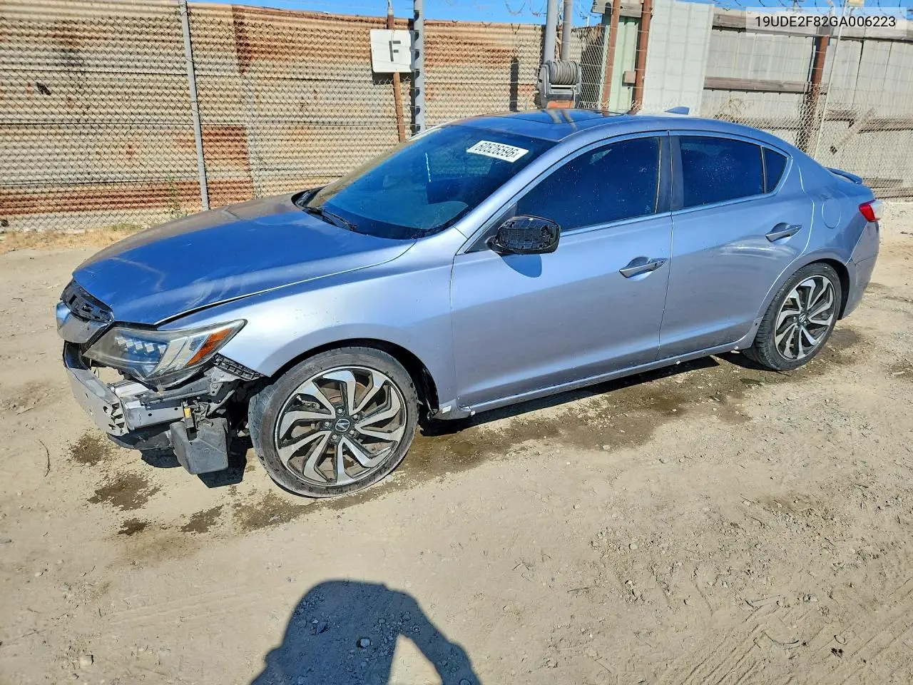 2016 Acura Ilx Premium/Technology VIN: 19UDE2F82GA006223 Lot: 60526596