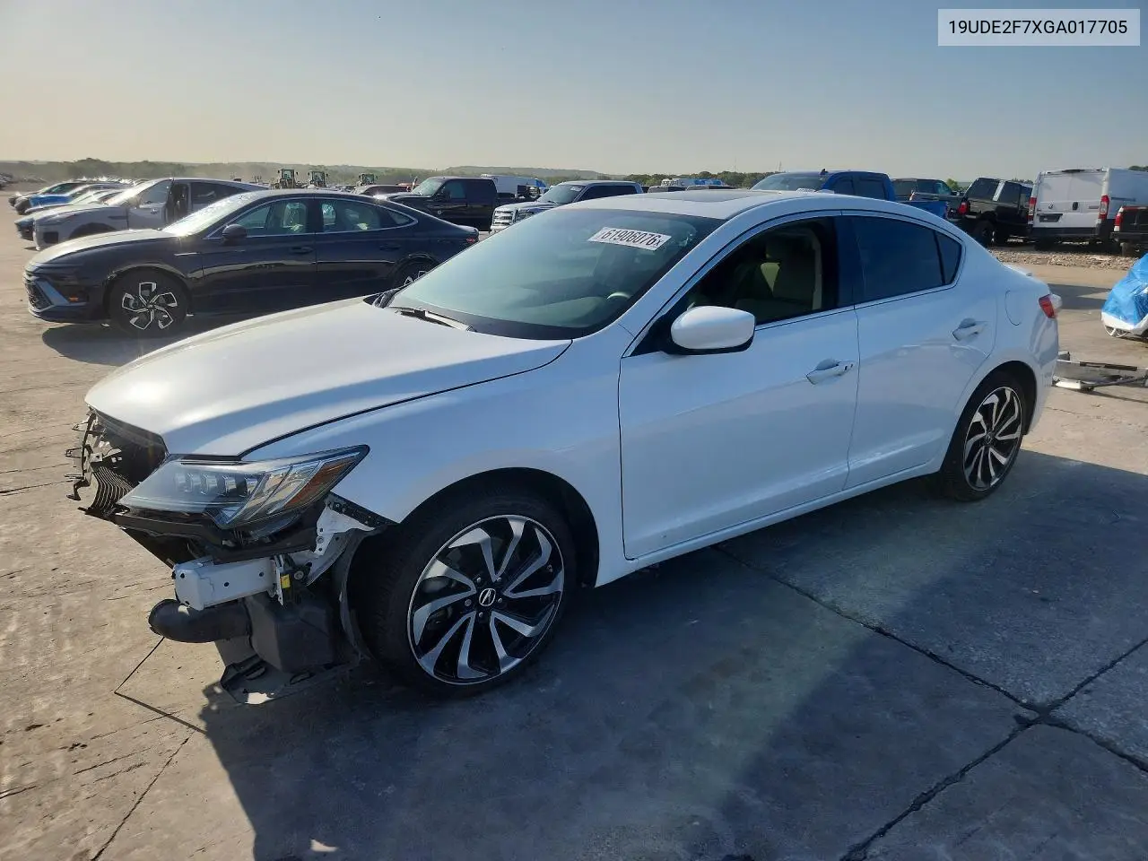 2016 Acura Ilx Premium VIN: 19UDE2F7XGA017705 Lot: 61906076