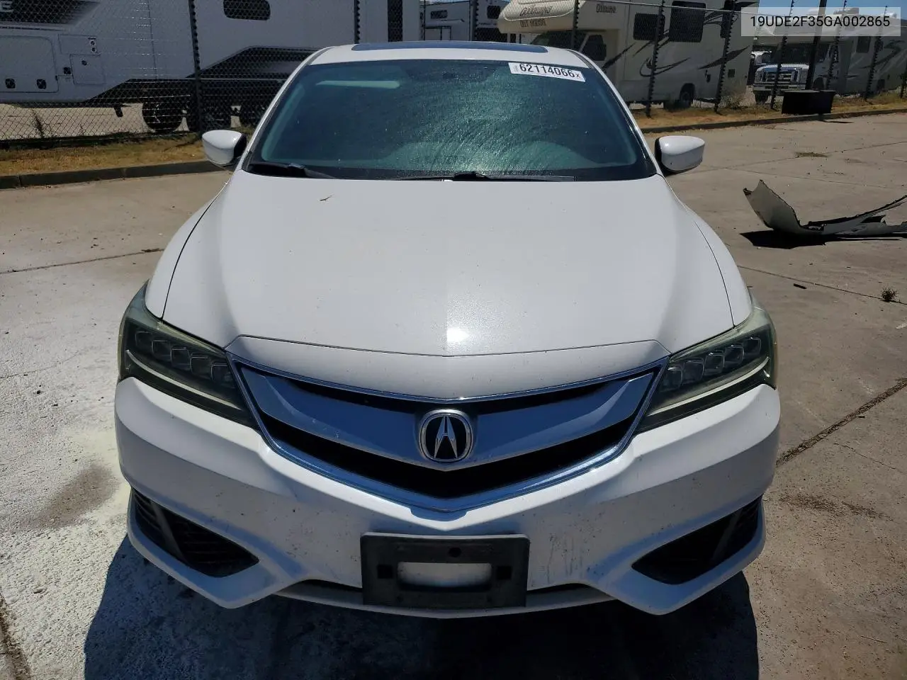 2016 Acura Ilx Base Watch Plus VIN: 19UDE2F35GA002865 Lot: 62114066