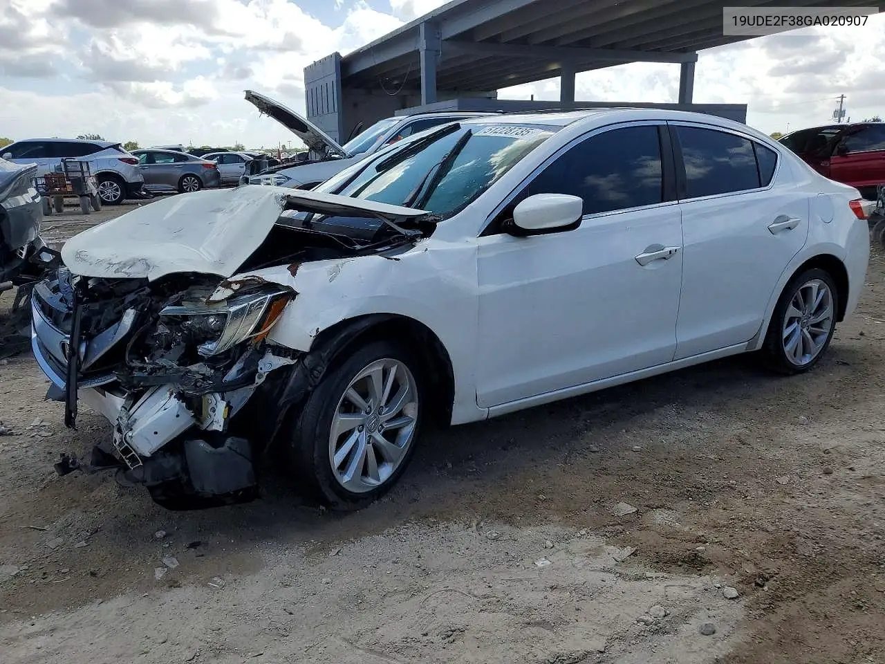 2016 Acura Ilx Base Watch Plus VIN: 19UDE2F38GA020907 Lot: 73517005