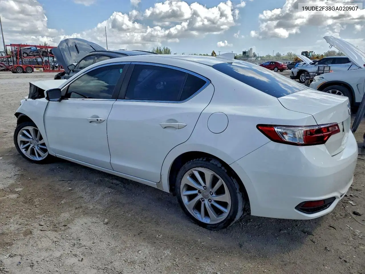 2016 Acura Ilx Base Watch Plus VIN: 19UDE2F38GA020907 Lot: 73517005