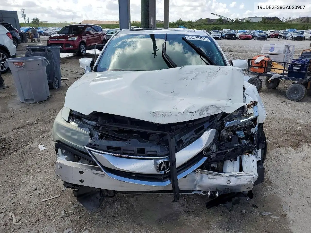 2016 Acura Ilx Base Watch Plus VIN: 19UDE2F38GA020907 Lot: 73517005