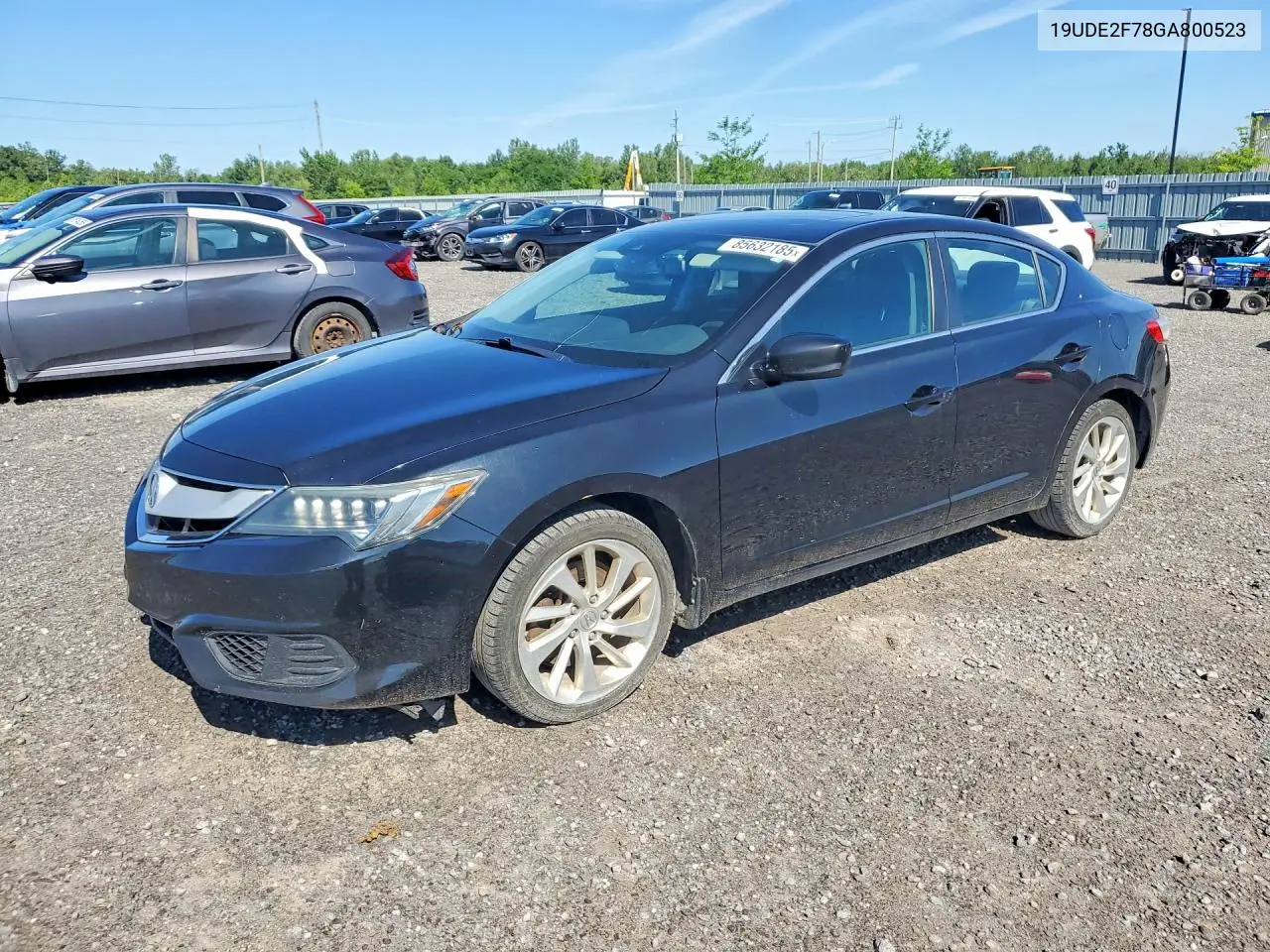 2016 Acura Ilx Premium/Technology VIN: 19UDE2F78GA800523 Lot: 85632185