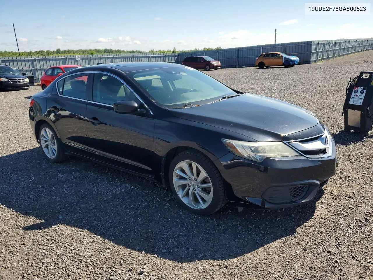 2016 Acura Ilx Premium/Technology VIN: 19UDE2F78GA800523 Lot: 85632185