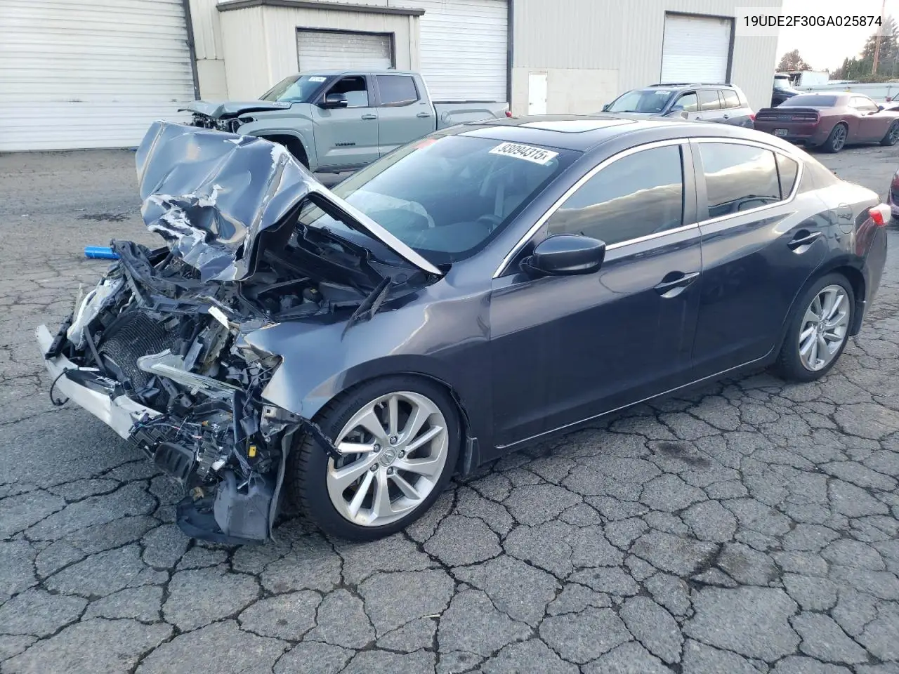 19UDE2F30GA025874 2016 Acura Ilx Base Watch Plus