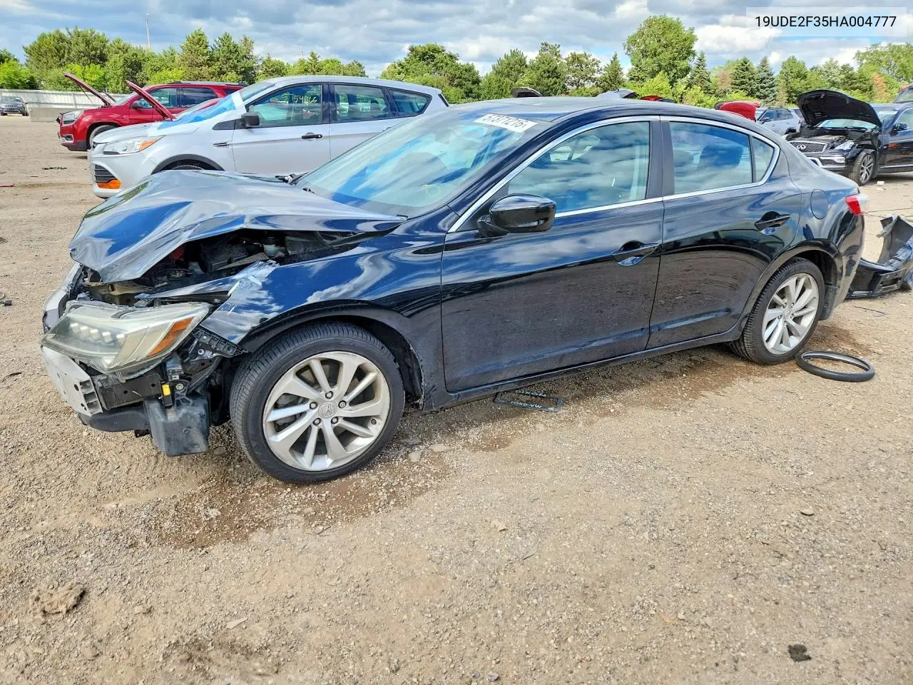 2017 Acura Ilx Base Watch Plus VIN: 19UDE2F35HA004777 Lot: 57371216