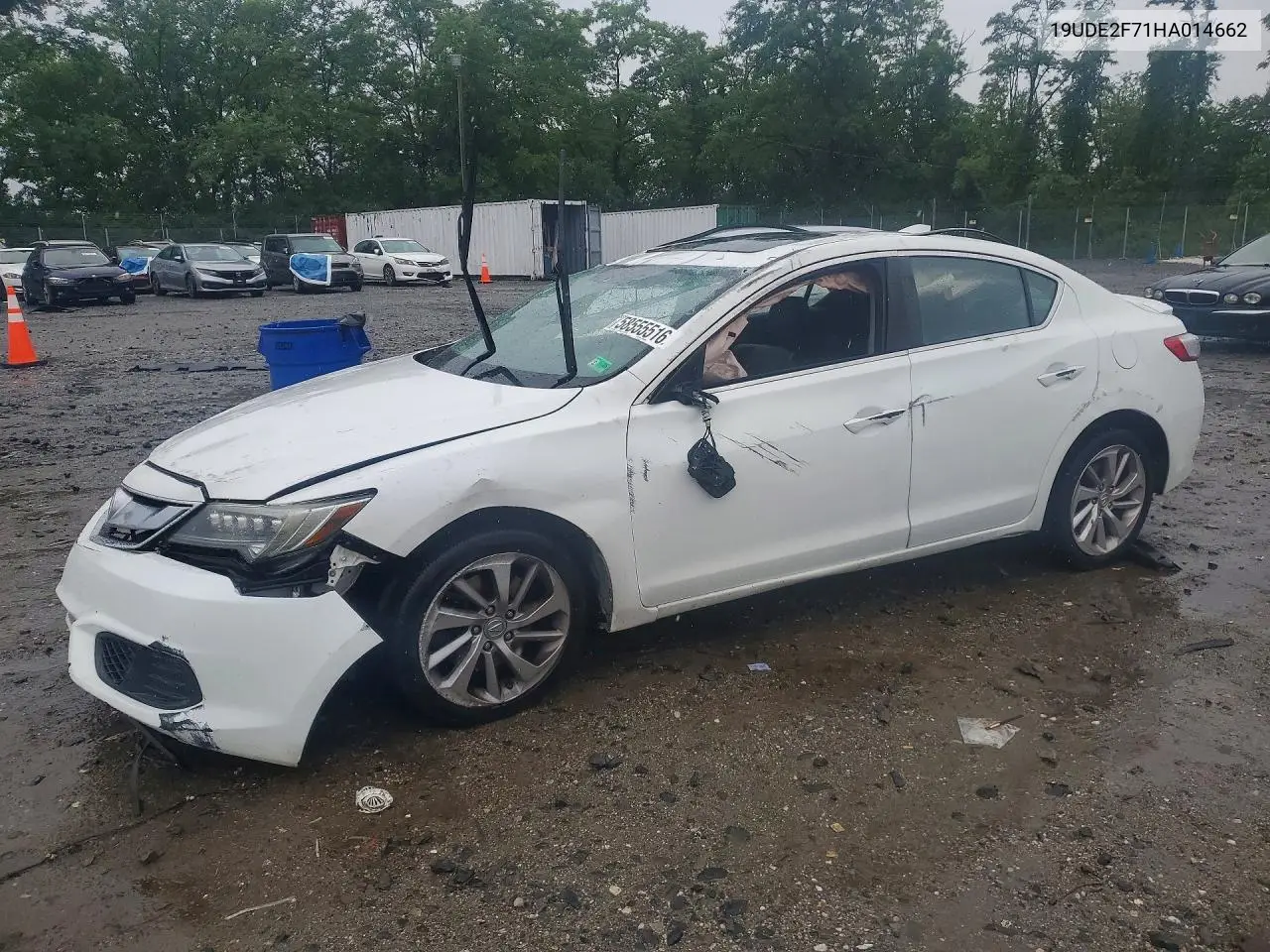 2017 Acura Ilx Premium VIN: 19UDE2F71HA014662 Lot: 58555516