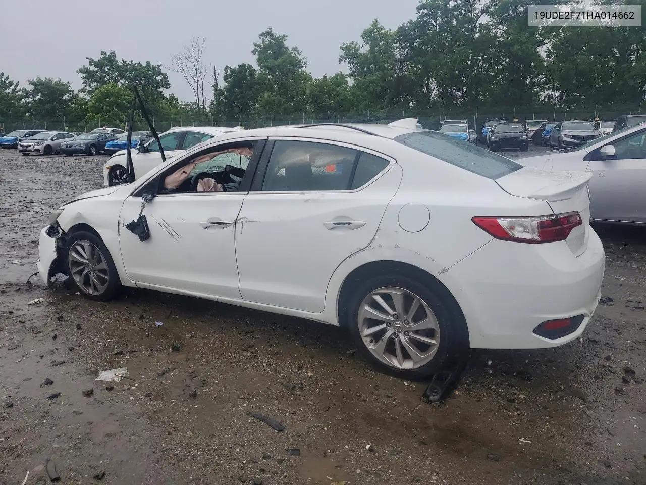 2017 Acura Ilx Premium VIN: 19UDE2F71HA014662 Lot: 58555516