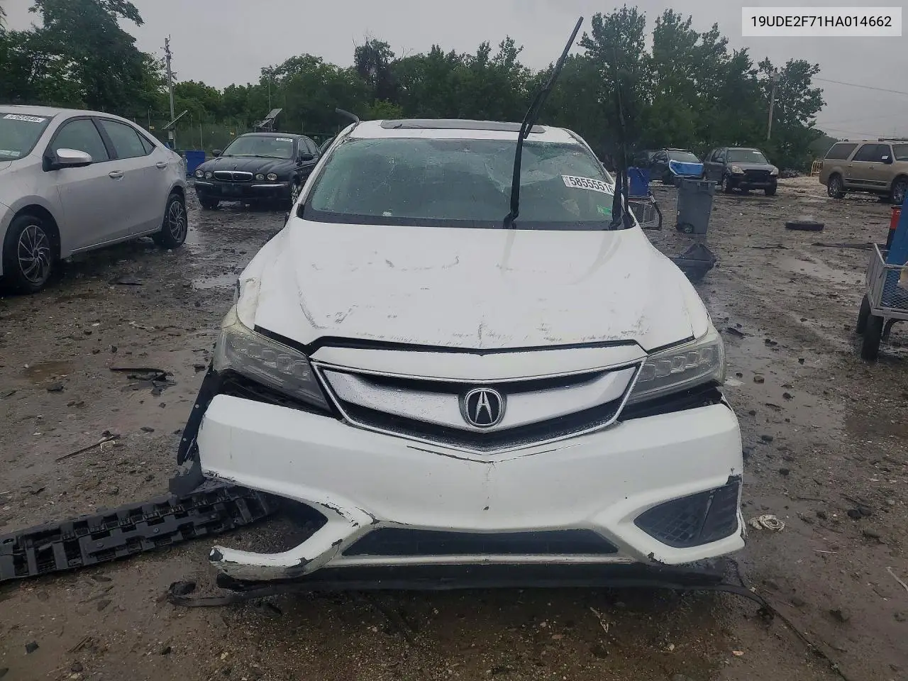 2017 Acura Ilx Premium VIN: 19UDE2F71HA014662 Lot: 58555516