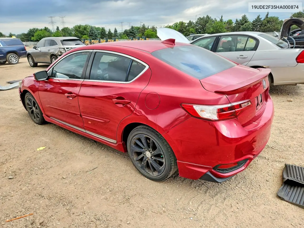 2017 Acura Ilx Base Watch Plus VIN: 19UDE2F35HA000874 Lot: 59357716