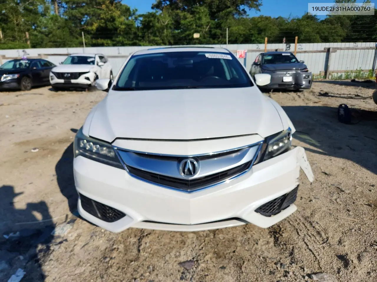 2017 Acura Ilx Base Watch Plus VIN: 19UDE2F31HA000760 Lot: 60653846