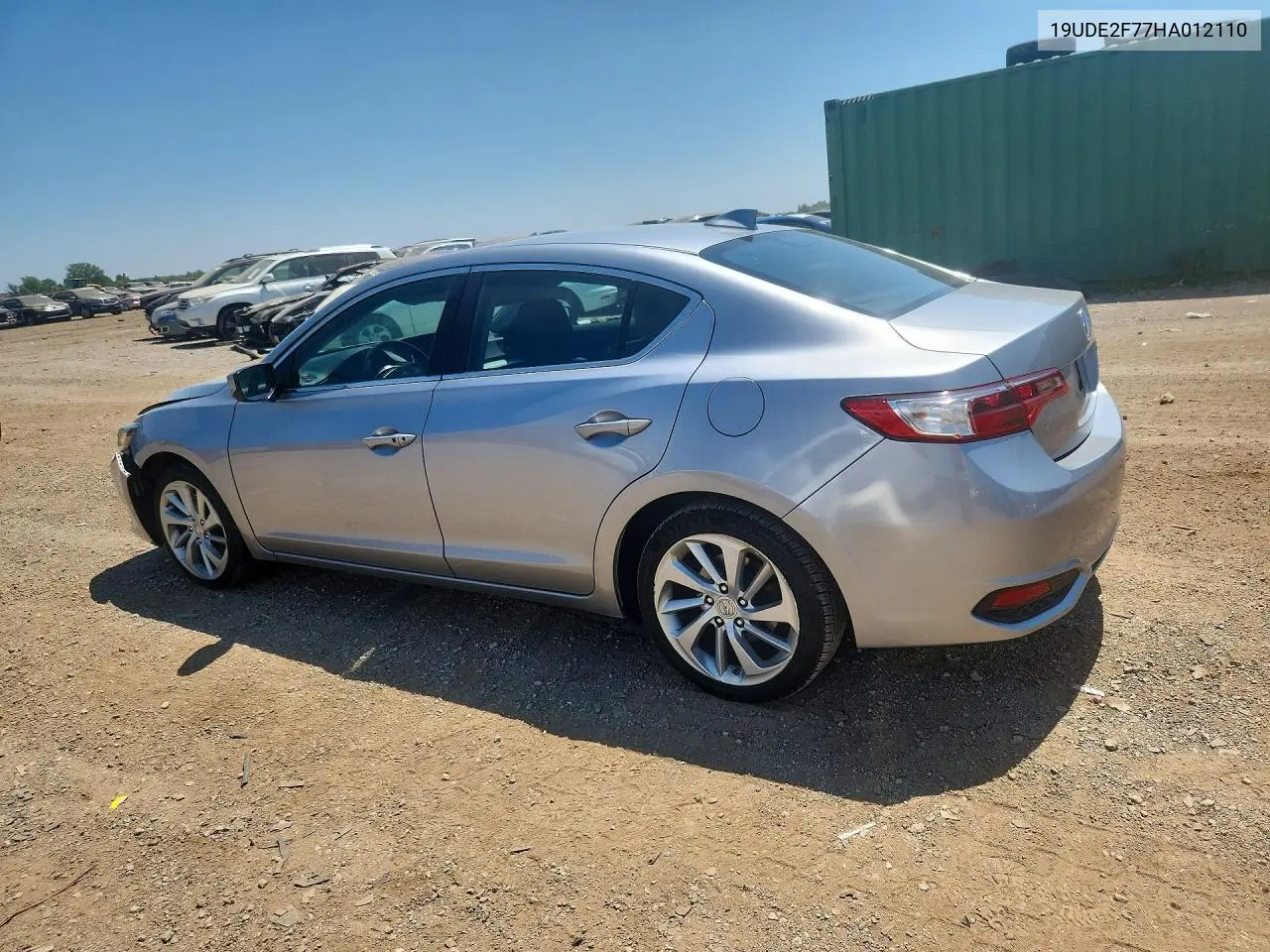 2017 Acura Ilx Premium VIN: 19UDE2F77HA012110 Lot: 61080926