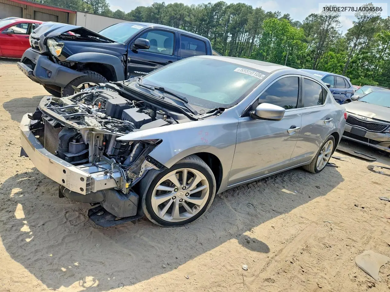 2018 Acura Ilx Premium VIN: 19UDE2F78JA004586 Lot: 55550106