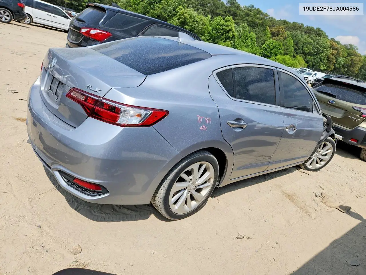 2018 Acura Ilx Premium VIN: 19UDE2F78JA004586 Lot: 55550106