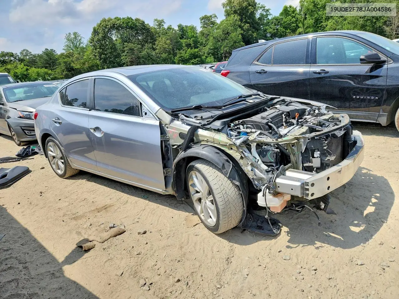 2018 Acura Ilx Premium VIN: 19UDE2F78JA004586 Lot: 55550106