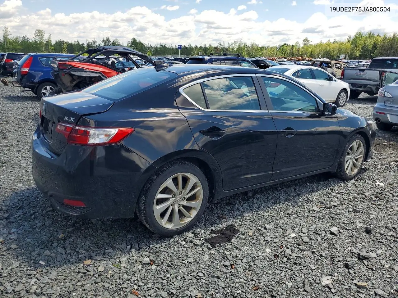 2018 Acura Ilx Premium VIN: 19UDE2F75JA800504 Lot: 58347546