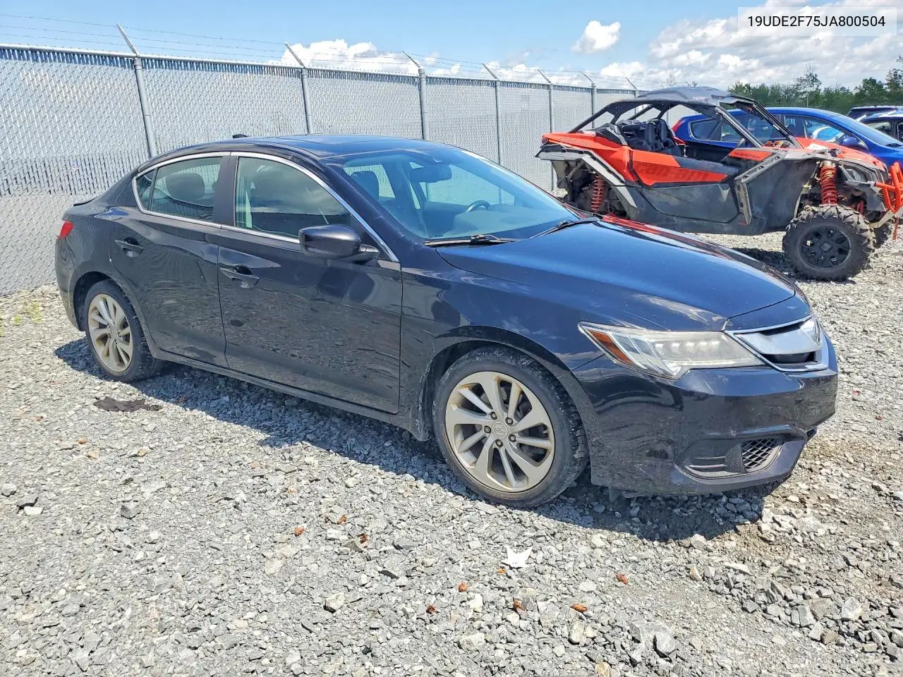 2018 Acura Ilx Premium VIN: 19UDE2F75JA800504 Lot: 58347546