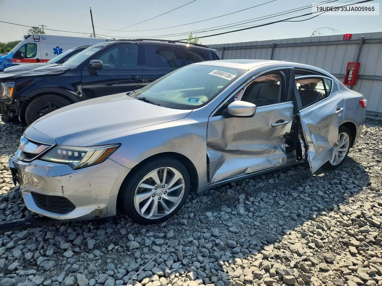 2018 Acura Ilx Base Watch Plus VIN: 19UDE2F33JA005965 Lot: 60066136