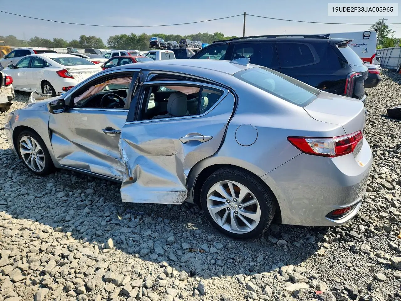 2018 Acura Ilx Base Watch Plus VIN: 19UDE2F33JA005965 Lot: 60066136
