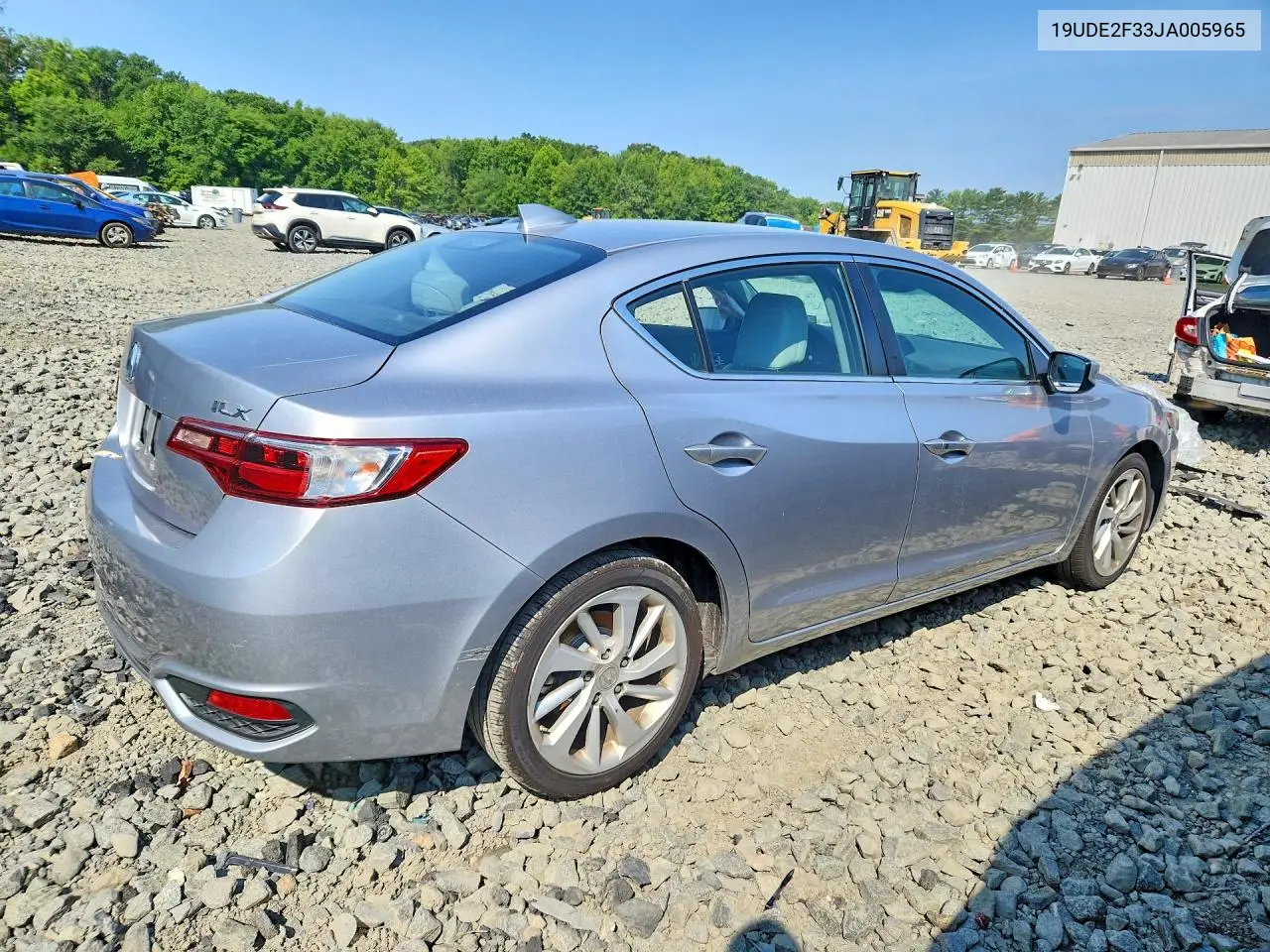 2018 Acura Ilx Base Watch Plus VIN: 19UDE2F33JA005965 Lot: 60066136