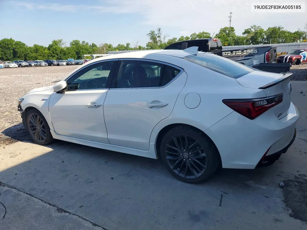 2019 Acura Ilx VIN: 19UDE2F83KA005185 Lot: 57540386