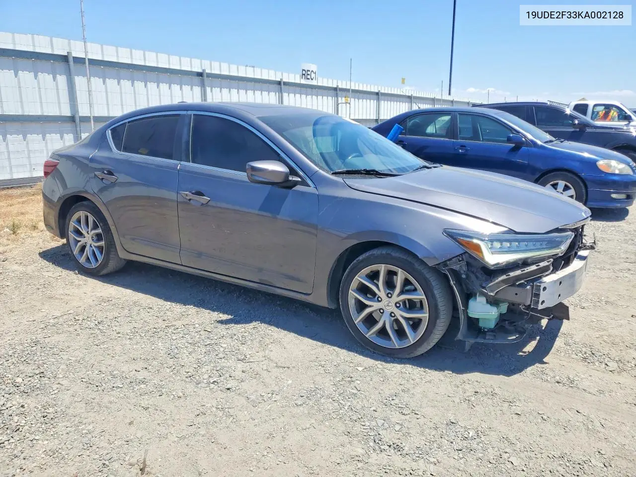 2019 Acura Ilx VIN: 19UDE2F33KA002128 Lot: 57946556