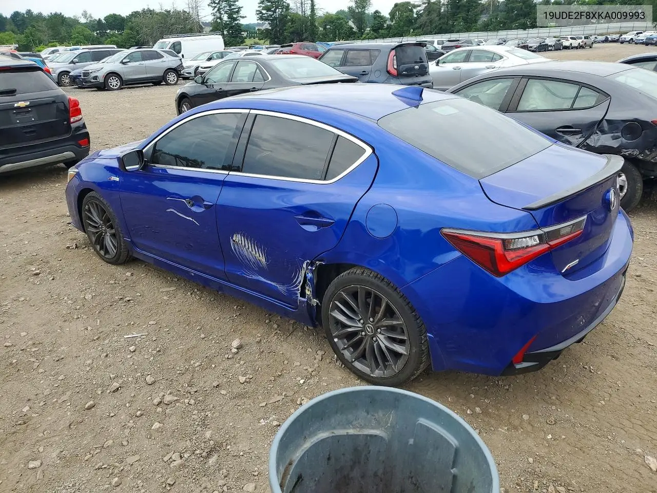 2019 Acura Ilx Premium A-Spec VIN: 19UDE2F8XKA009993 Lot: 58182456