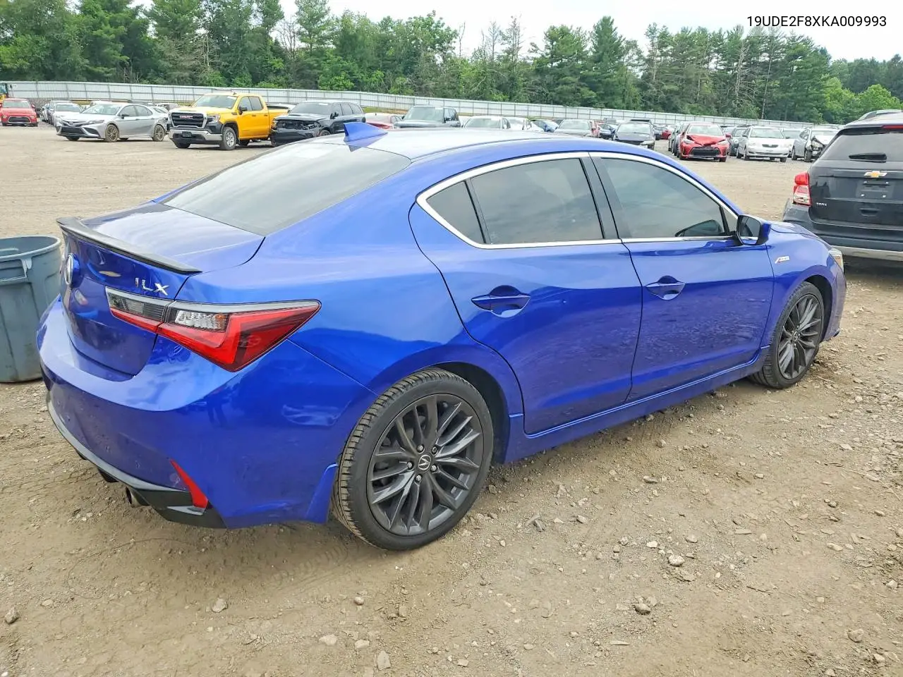 2019 Acura Ilx Premium A-Spec VIN: 19UDE2F8XKA009993 Lot: 58182456