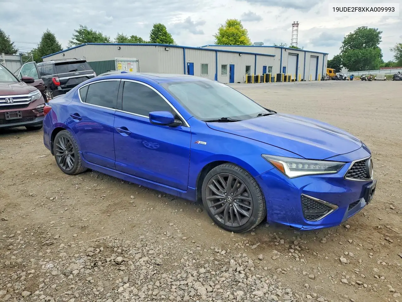 2019 Acura Ilx Premium A-Spec VIN: 19UDE2F8XKA009993 Lot: 58182456