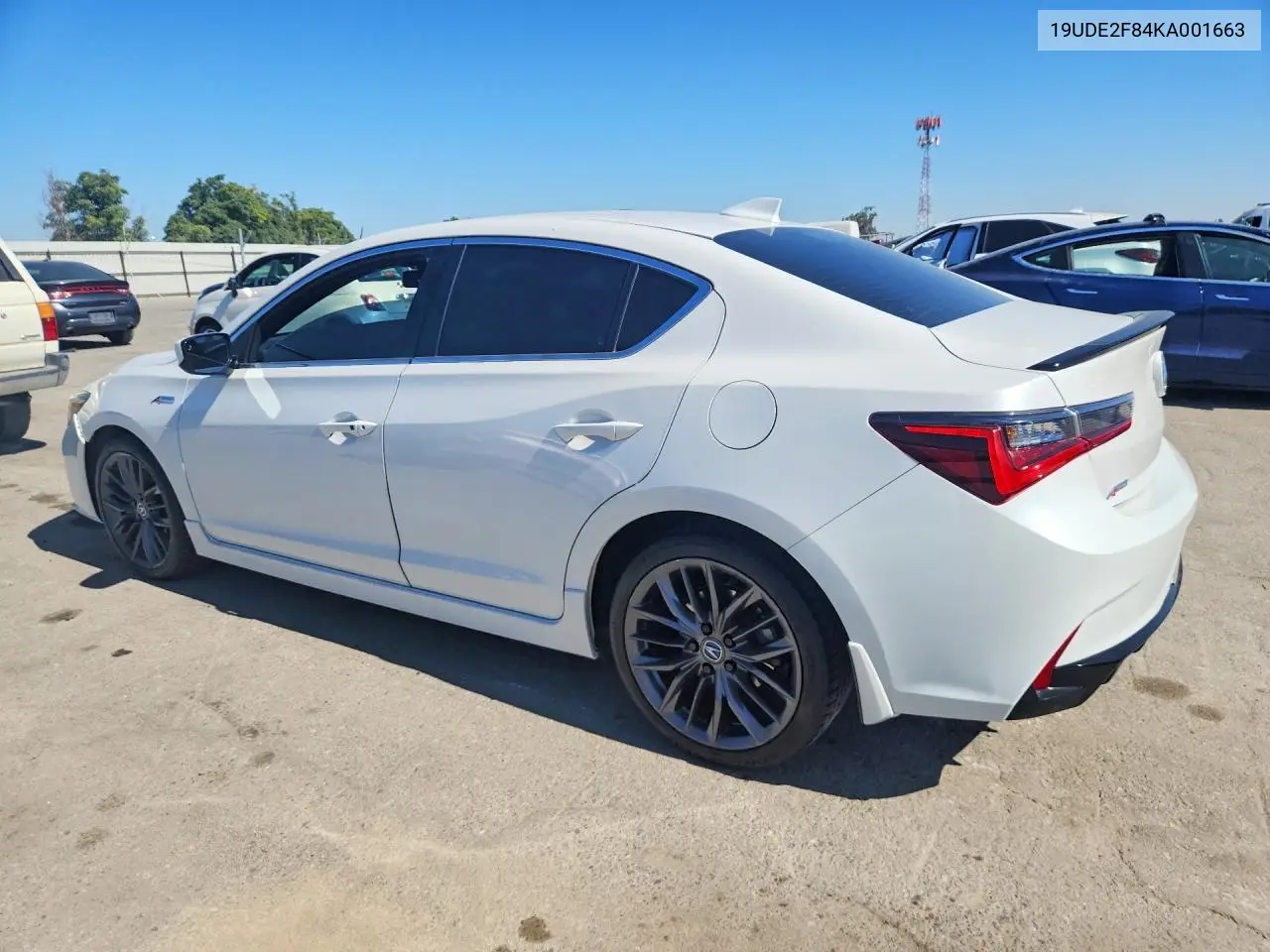 2019 Acura Ilx Premium A-Spec VIN: 19UDE2F84KA001663 Lot: 58336136