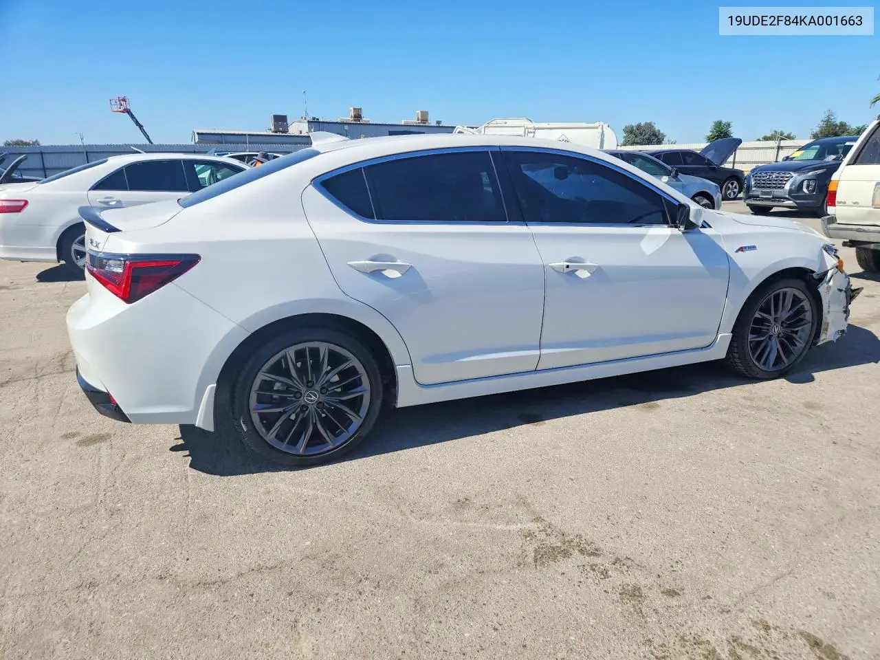 2019 Acura Ilx Premium A-Spec VIN: 19UDE2F84KA001663 Lot: 58336136