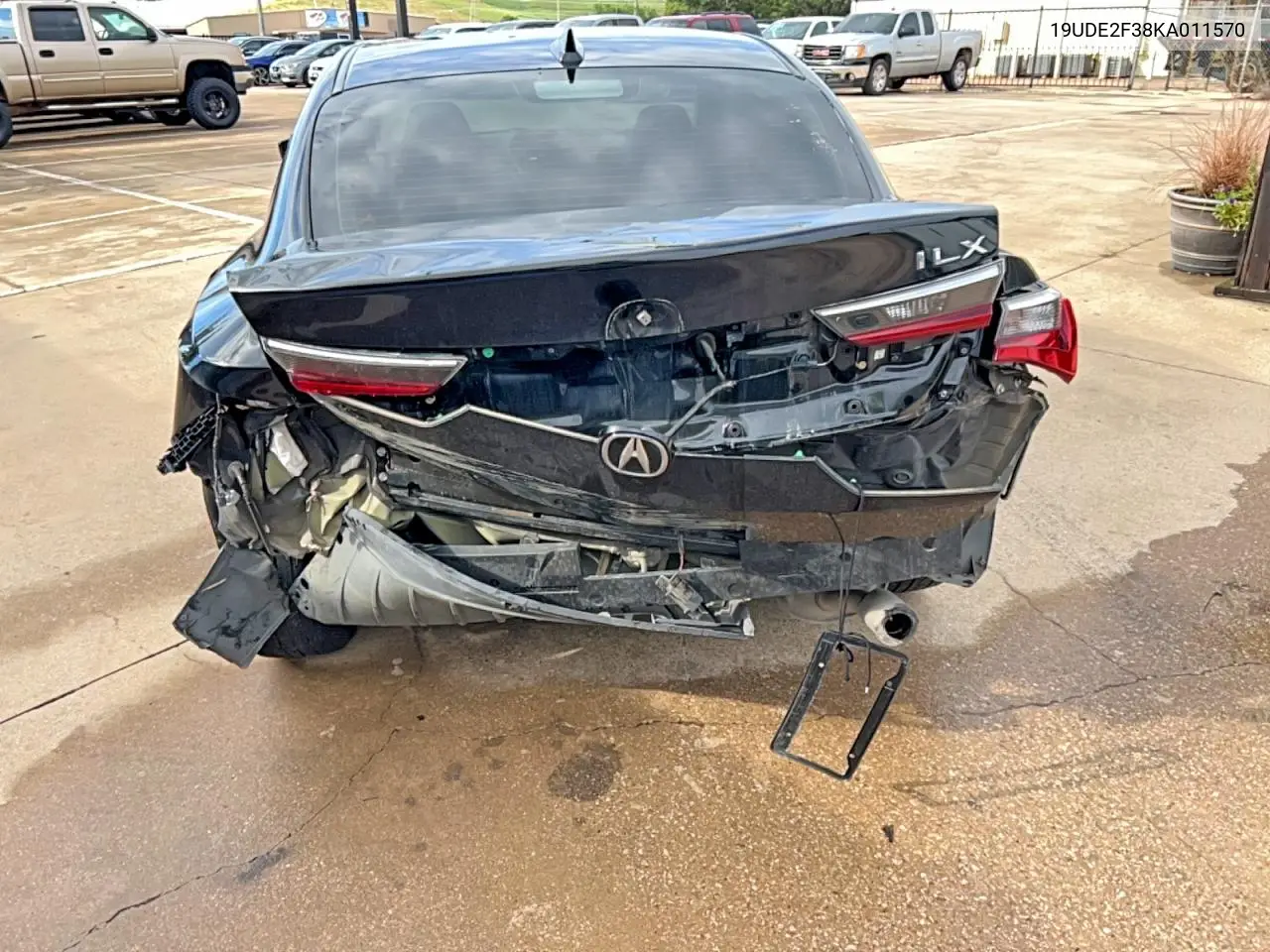 2019 Acura Ilx VIN: 19UDE2F38KA011570 Lot: 58969126