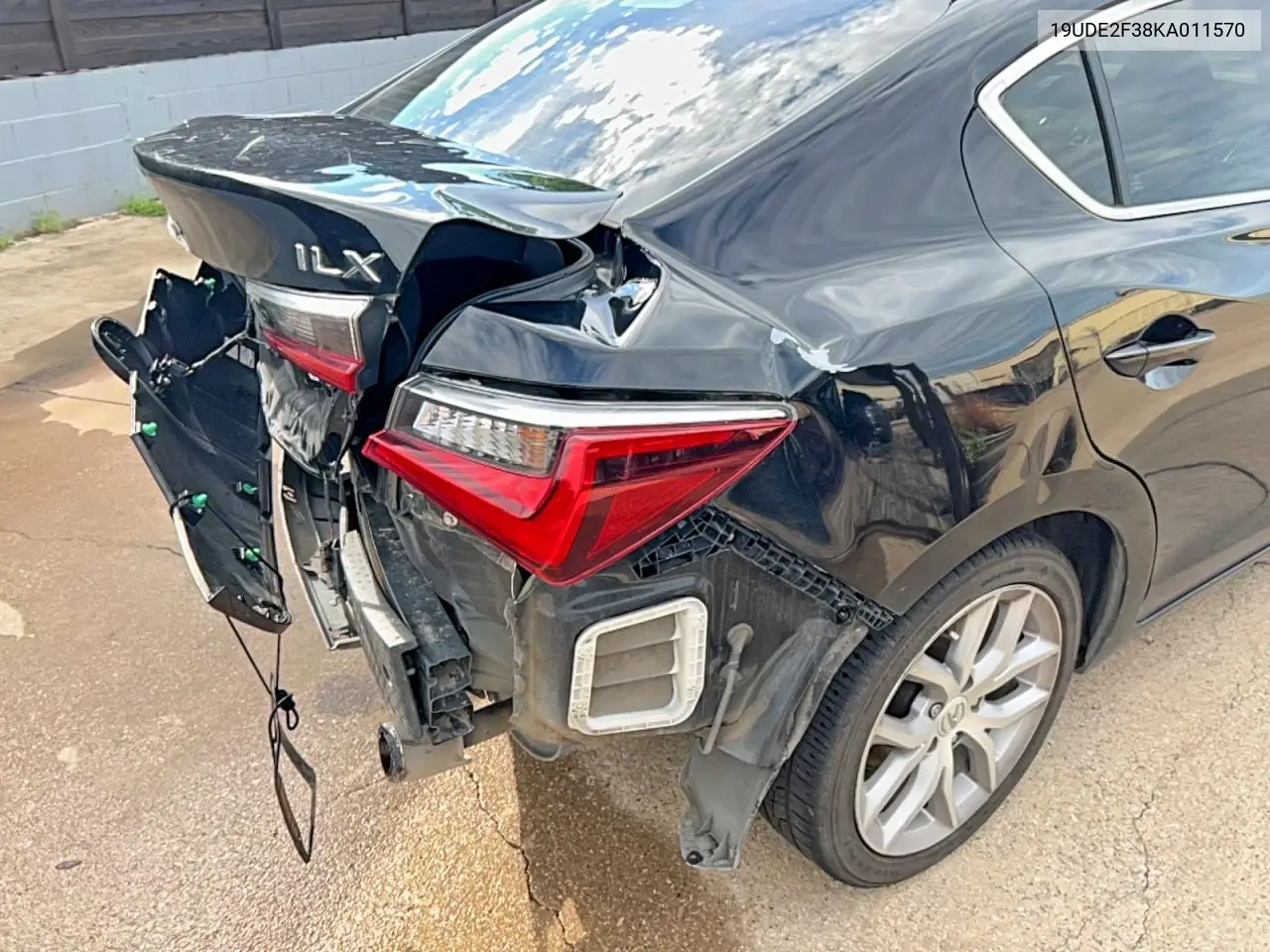 2019 Acura Ilx VIN: 19UDE2F38KA011570 Lot: 58969126
