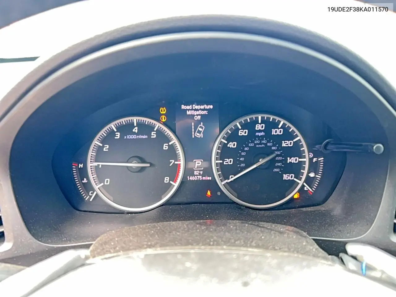 2019 Acura Ilx VIN: 19UDE2F38KA011570 Lot: 58969126