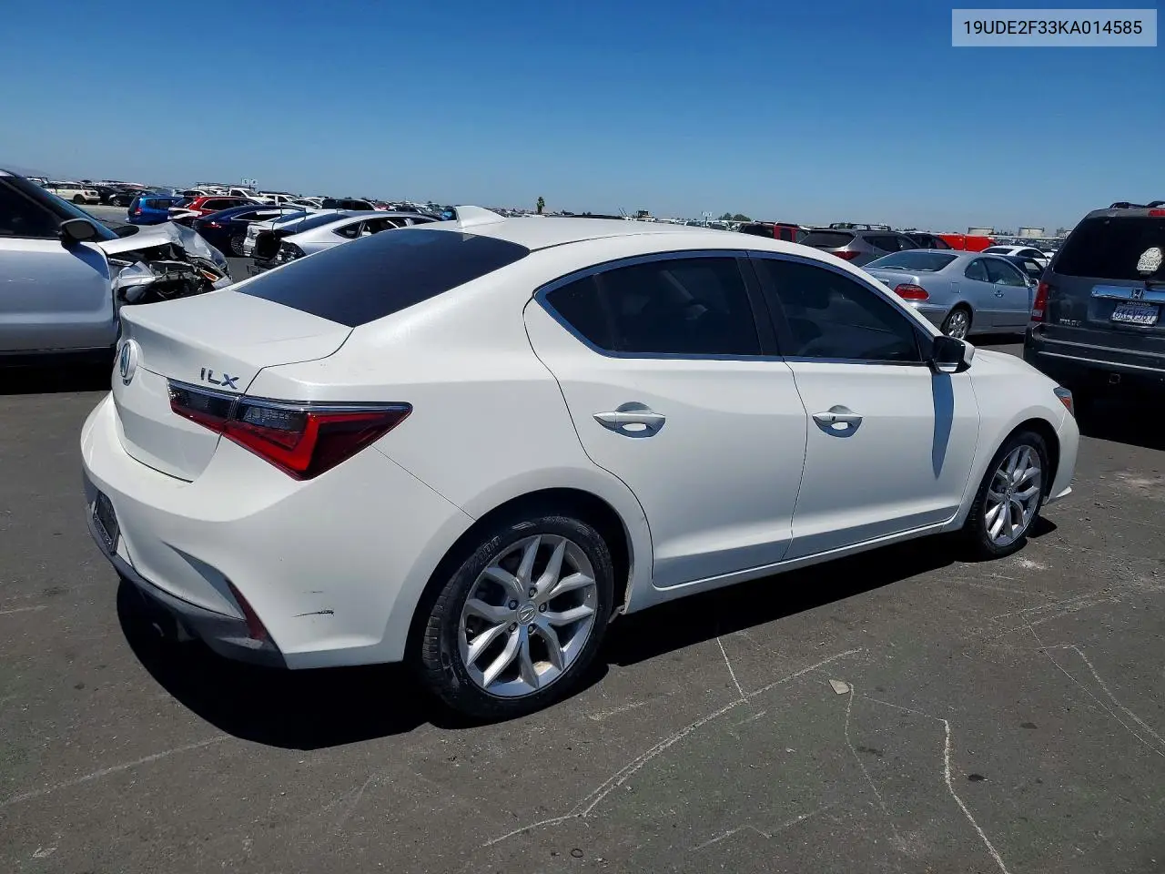 2019 Acura Ilx VIN: 19UDE2F33KA014585 Lot: 60432416