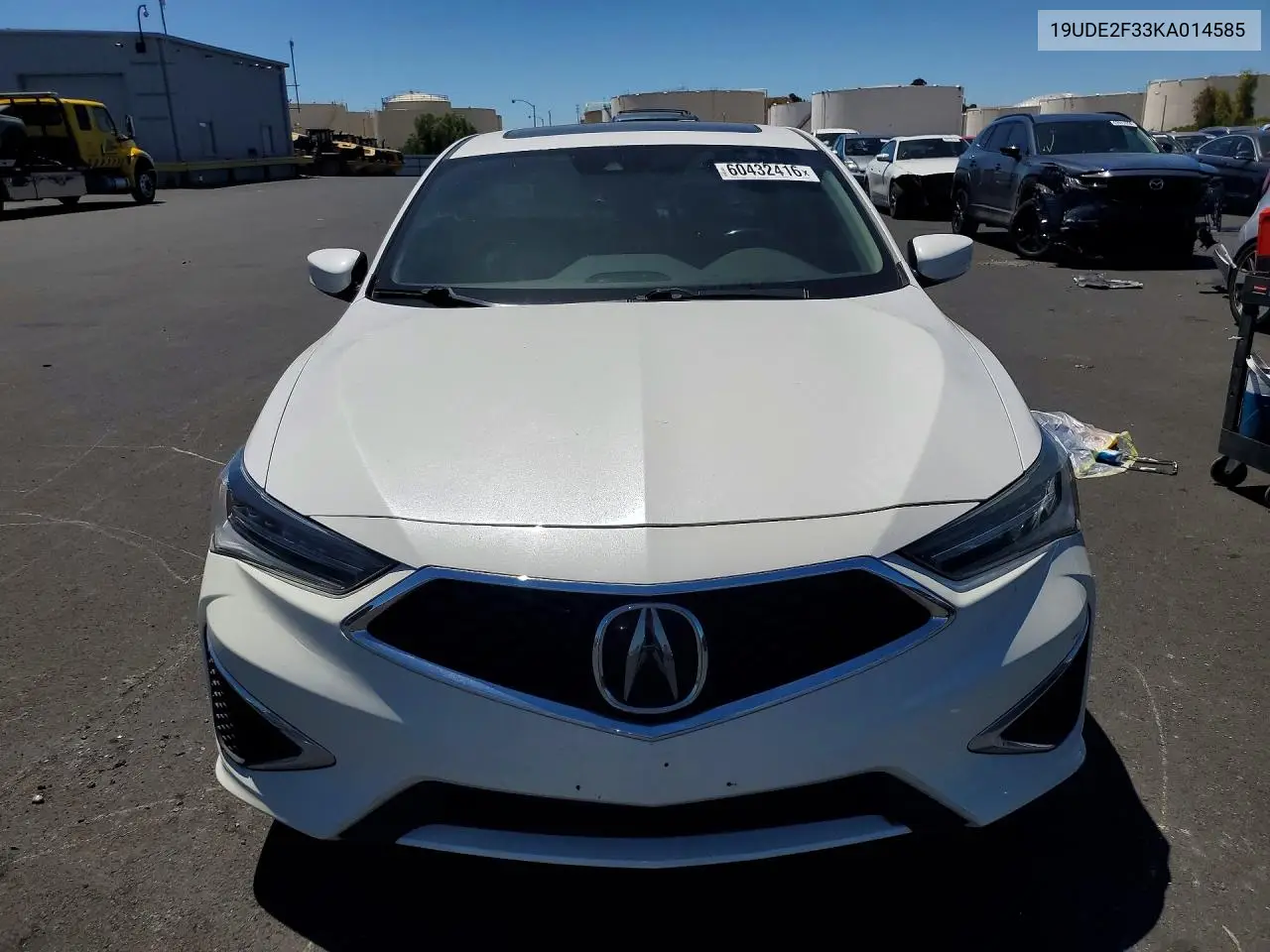 2019 Acura Ilx VIN: 19UDE2F33KA014585 Lot: 60432416