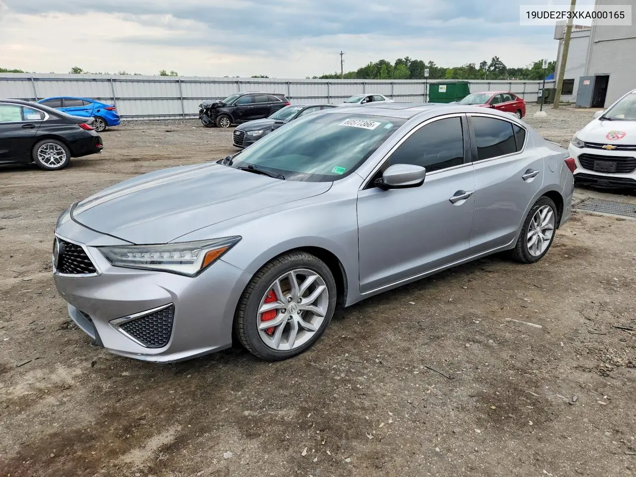 2019 Acura Ilx VIN: 19UDE2F3XKA000165 Lot: 60577366