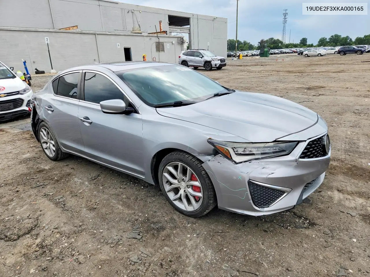 2019 Acura Ilx VIN: 19UDE2F3XKA000165 Lot: 60577366