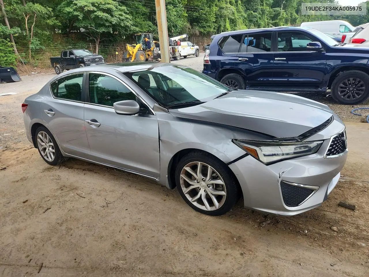 2019 Acura Ilx VIN: 19UDE2F34KA005975 Lot: 60978406