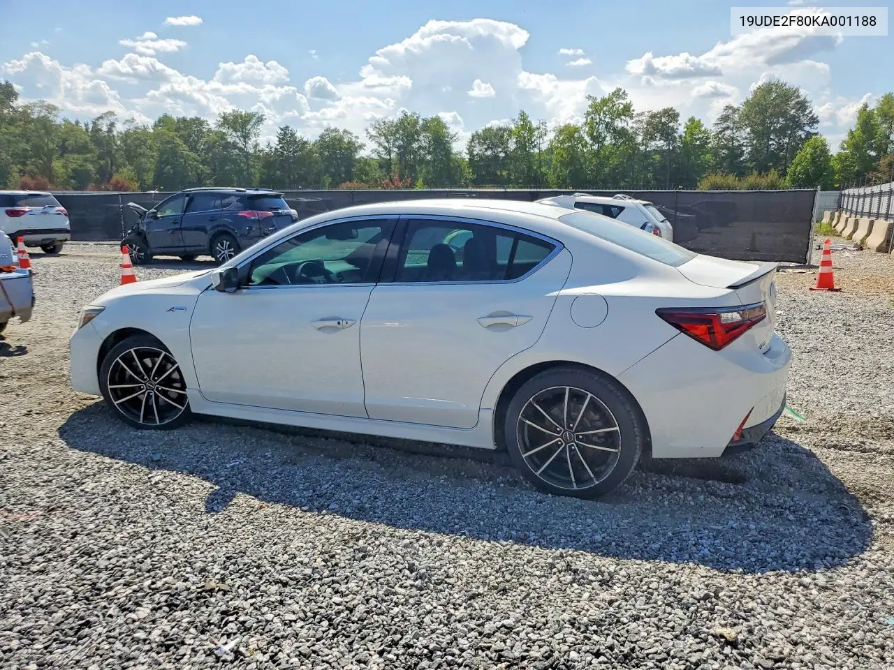 2019 Acura Ilx Premium A-Spec VIN: 19UDE2F80KA001188 Lot: 61381176