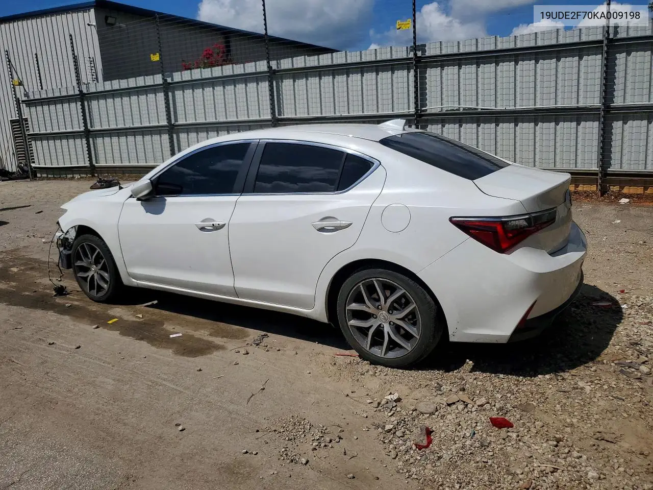 2019 Acura Ilx Premium VIN: 19UDE2F70KA009198 Lot: 61709966