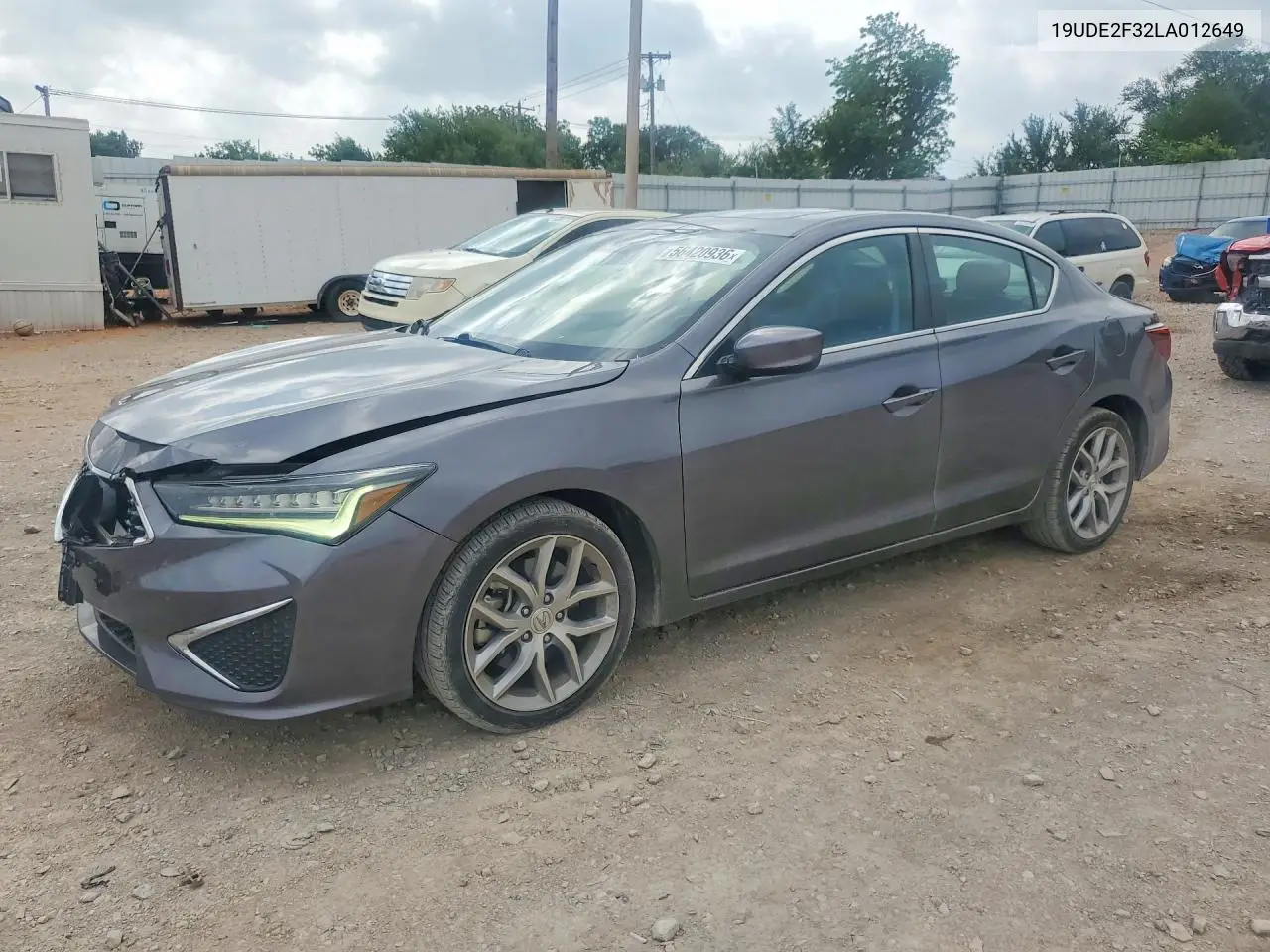 2020 Acura Ilx VIN: 19UDE2F32LA012649 Lot: 56420936