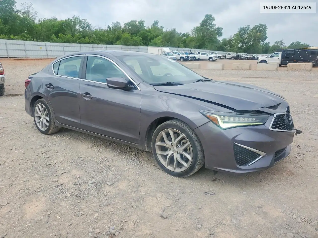 2020 Acura Ilx VIN: 19UDE2F32LA012649 Lot: 56420936